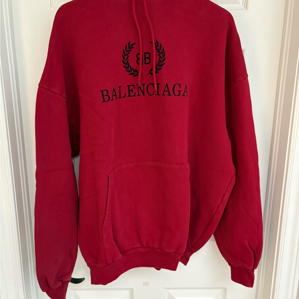 Balenciaga BB crest logo oversized hoodie- unisex